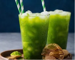 抹茶アイスティー