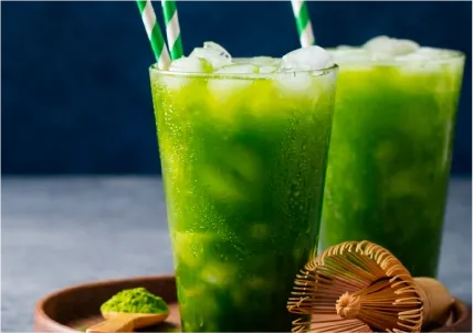 抹茶アイスティー